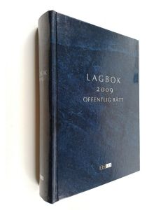 käytetty kirja Lagbok 2009 : offentlig rätt