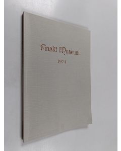käytetty kirja Finsk museum 1974