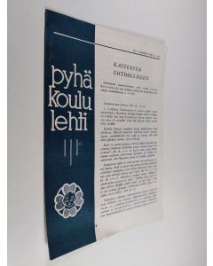 Kirjailijan Pentti Taipale käytetty teos Pyhäkoululehti 7/1964