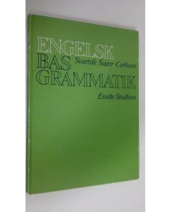 Kirjailijan Svartvik Sager Carlsson käytetty kirja Engelsk bas grammatik