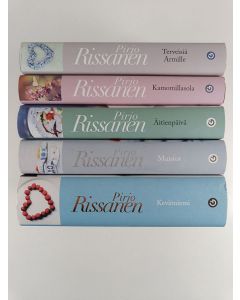 Kirjailijan Pirjo Rissanen käytetty kirja Pirjo Rissanen-setti : Kevätniemi ; Muistot ; Äitienpäivä ; Kamomillasola ; Terveisiä Armille