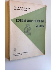 Kirjailijan Mats Björkman käytetty kirja Experimentalpsykologiska metoder