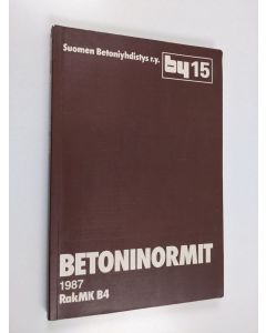 käytetty kirja Betoninormit 1987 : viranomaisohjeet