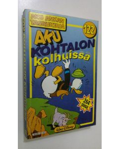 Kirjailijan Walt Disney käytetty kirja Aku kohtalon kolhuissa