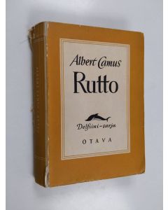 Kirjailijan Albert Camus käytetty kirja Rutto