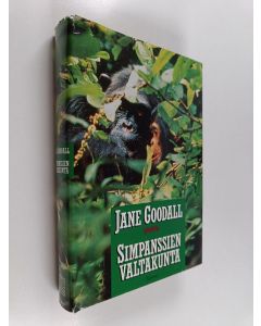 Kirjailijan Jane Goodall käytetty kirja Simpanssien valtakunta