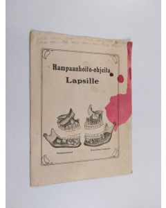 uusi teos Hampaanhoito-ohjeita lapsille