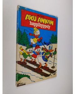 Kirjailijan Walt Disney käytetty kirja Aku Ankan happihyppely