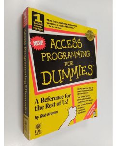Kirjailijan Rob Krumm käytetty kirja Access programming for dummies?