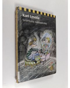 Kirjailijan Kari Levola käytetty kirja Sysimusta sukkapyykki