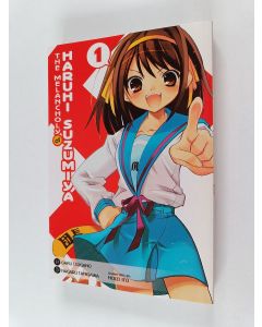 Kirjailijan Nagaru Tanigawa käytetty kirja The melancholy of Haruhi Suzumiya 1
