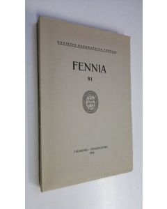 käytetty kirja Fennia 81 (lukematon)