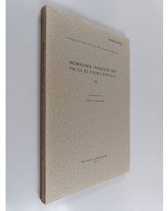 Kirjailijan Lars Fagerström käytetty kirja Memoranda Societatis pro fauna et flora Fennica 42