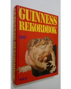 käytetty kirja Guinness rekordbok 1992