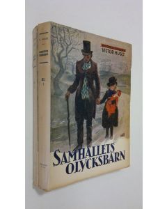 Kirjailijan Victor Hugo käytetty kirja Samhällets olycksbarn 1-2