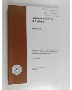 Kirjailijan Elias Ekdahl käytetty kirja Early Proterozoic Karelian and Svecofennian Formations and the Evolution of the Raahe-Ladoga Ore Zone, Based on the Pielavesi Area, Central Finland