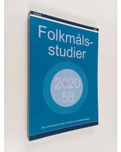 käytetty kirja Folkmålsstudier 58/2020