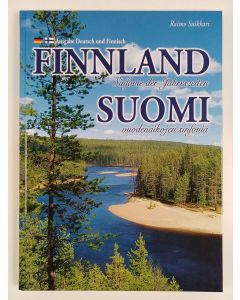 Kirjailijan Raimo Suikkari käytetty kirja Finnland : Sinfonie der Jahreszeiten = Suomi : vuodenaikojen sinfonia