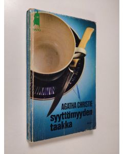 Kirjailijan Agatha Christie käytetty kirja Syyttömyyden taakka