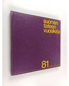 käytetty kirja Suomen taiteen vuosikirja 1981