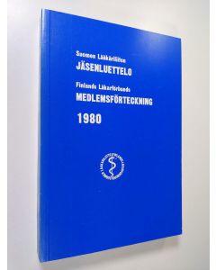 käytetty kirja Suomen lääkäriliiton jäsenluettelo Finlands läkarförbunds medlemsförteckning 1980