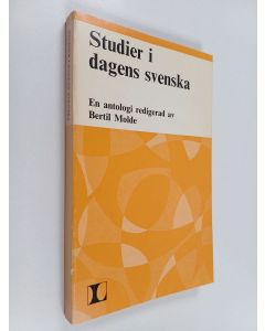 Kirjailijan Bertil Molde käytetty kirja Studier i dagens svenska : en antologi