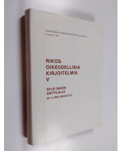 käytetty kirja Rikosoikeudellisia kirjoitelmia 5