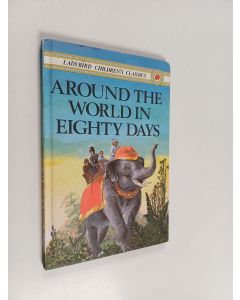 Kirjailijan Jules Verne käytetty kirja Around the World in Eighty Days