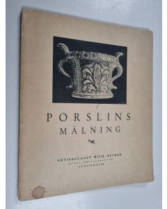 käytetty kirja Lärobok i porslins målning