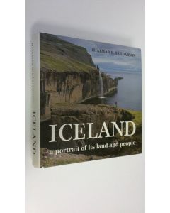 Kirjailijan Hjalmar R. Bardarson käytetty kirja Iceland a portrait of its land and people