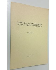 Kirjailijan Salminen; Simo käytetty kirja Studies on the ultrafiltrability of serum sodium and potassium