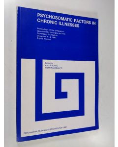 Kirjailijan Karl Aimo Achté käytetty kirja Psychosomatic Factors in Chronic Illnesses : Proceedings of the Symposium, Sponsored by the Signe and Ane Gyllenberg Foundation, December 1-2, 1980, Espoo, Finland