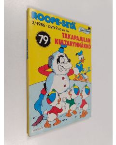 Kirjailijan Walt Disney käytetty kirja Roope-setä 3/1986
