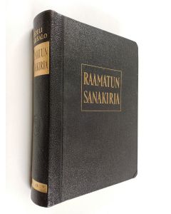 käytetty kirja Raamatun sanakirja