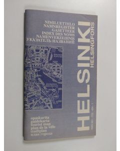 käytetty teos Helsinki nimiluettelo