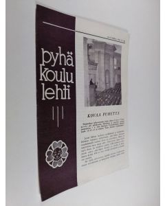 Kirjailijan Pentti Taipale käytetty teos Pyhäkoululehti 8/1964