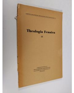 käytetty kirja Theologia fennica III