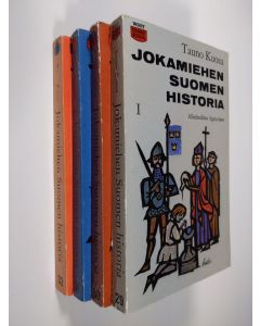 Kirjailijan Tauno Kuosa käytetty kirja Jokamiehen Suomen historia 1-4