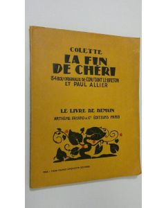 Kirjailijan Colette käytetty kirja La Fin de Cheri