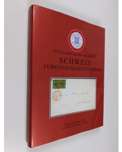 käytetty kirja 243. Corinphila Briefmarken-Auktion : Schweiz furstentu Liechtenstein - 15. & 17. June 2019