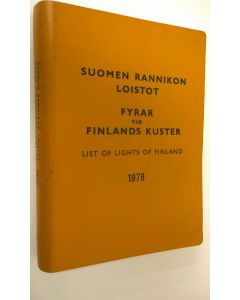 käytetty kirja Suomen rannikon loistot = Fyrar vid Finlands kuster = Finnish list of lights