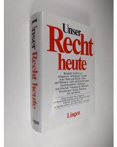 käytetty kirja Unser Recht heute