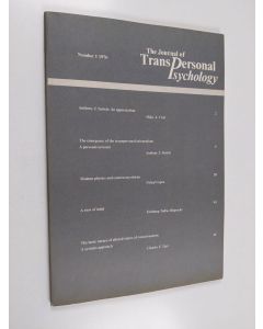 käytetty kirja The Journal of Transpersonal Psychology 1/1976