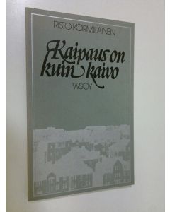 Kirjailijan Risto Kormilainen käytetty kirja Kaipaus on kuin kaivo : runoja (ERINOMAINEN)