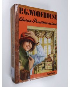 Kirjailijan P. G. Wodehouse käytetty kirja Antaa Psmithin hoitaa