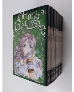 Kirjailijan Kosuke Fujishima käytetty kirja Oh! My Goddess 21-27