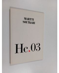Kirjailijan Martti Soutkari käytetty kirja Hc.03