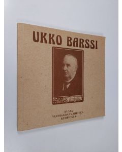 Kirjailijan Viktor Barsokevitsch käytetty kirja Ukko Barssi : kuvia vuosisadanvaihteen Kuopiosta