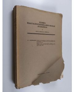 Kirjailijan A. S. Reinikainen käytetty kirja Sadon arvioinnista lähinnä Suomen olosuhteissa vuosien 1941-1945 kokemusten perusteella