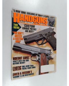 käytetty teos Handguns for sport & defence august 1991